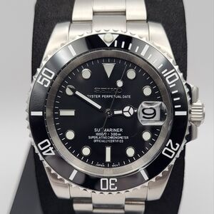 New Custom 40mm SeikoMod Automatic Watch Dive Watch